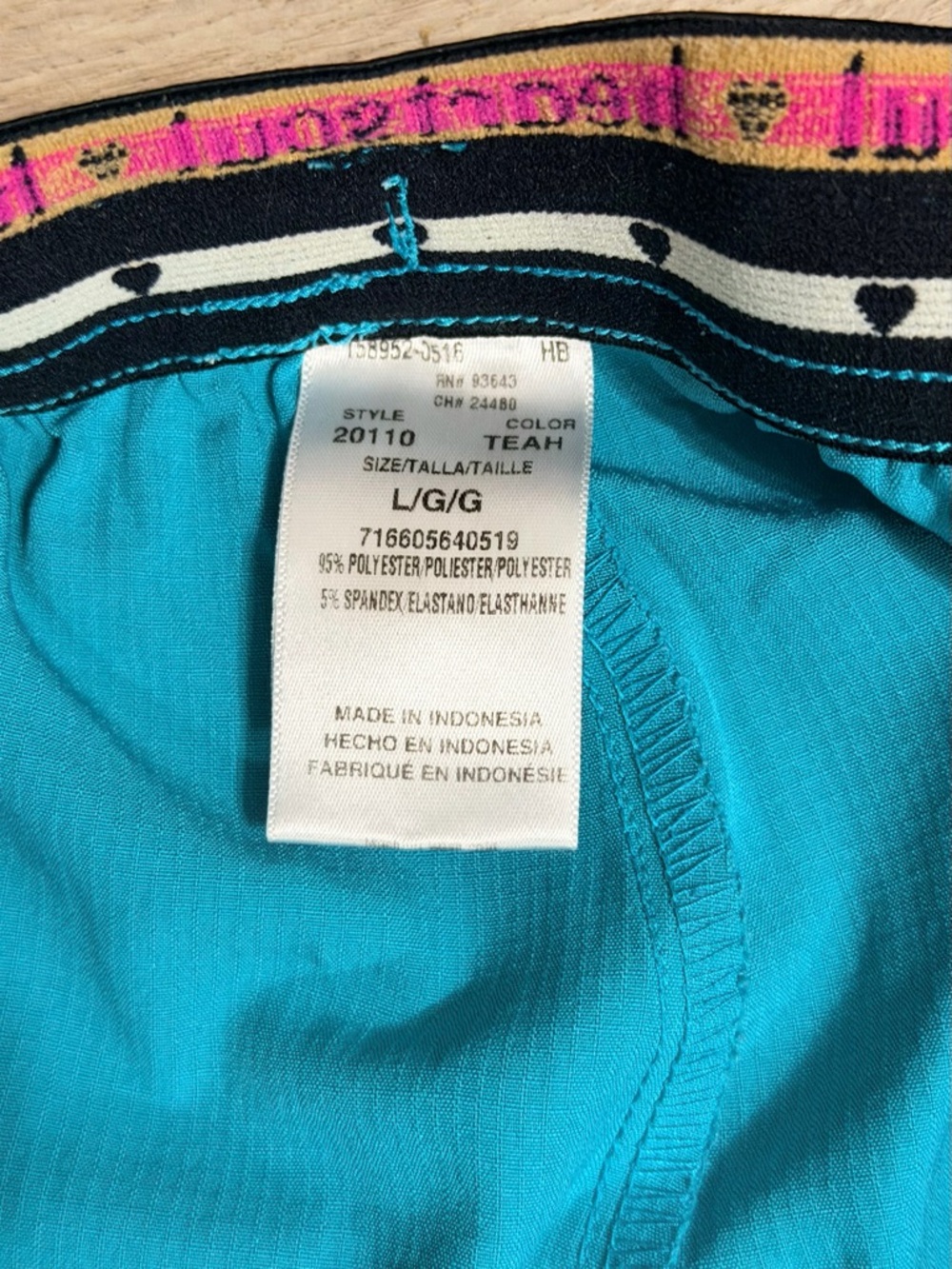 HeartSoul Women's Teal Elastic Drawstring Scrub Pants - Picture 6 of 8